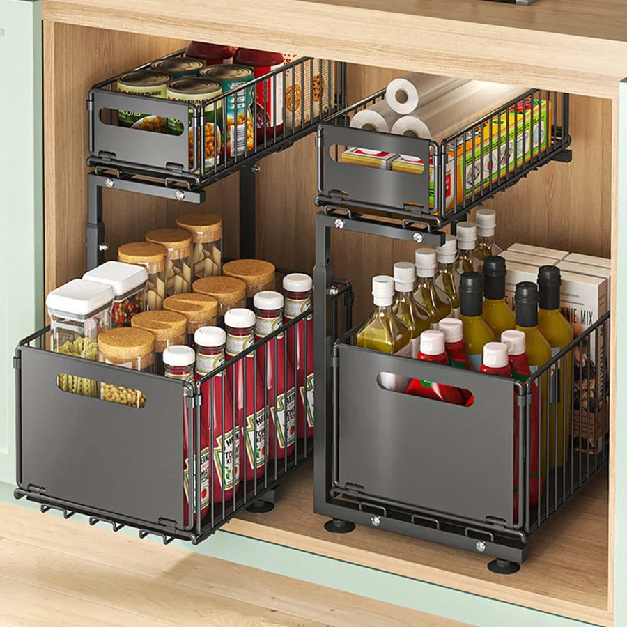 FlexiShelf™ Expandable Cabinet Organiser