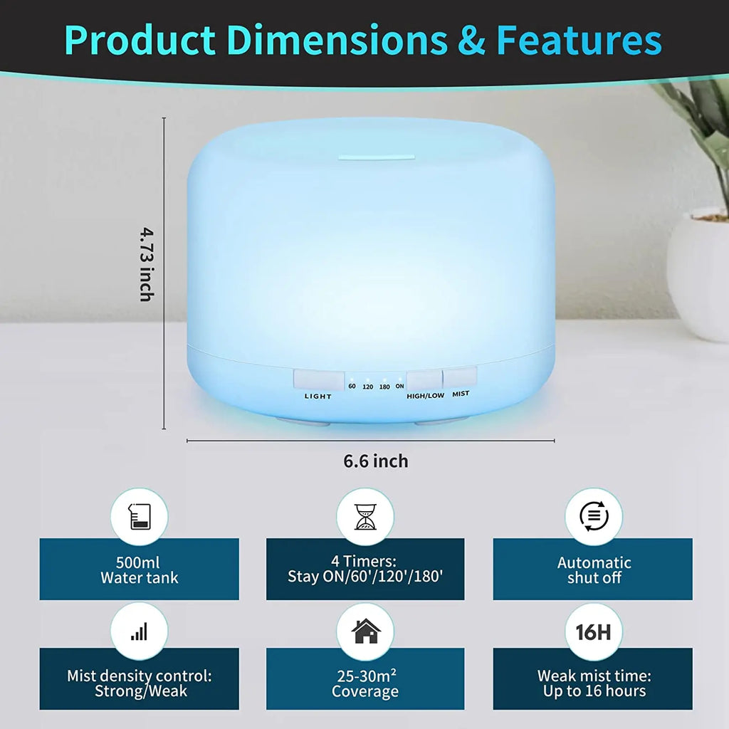 SoundMist™ 4-in-1 Bluetooth Aroma Humidifier