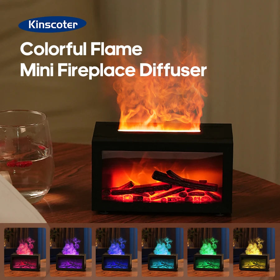 FlameAura™ Mini Fireplace Diffuser