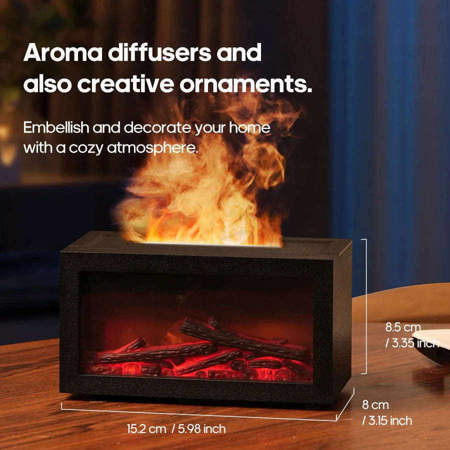 FlameAura™ Mini Fireplace Diffuser