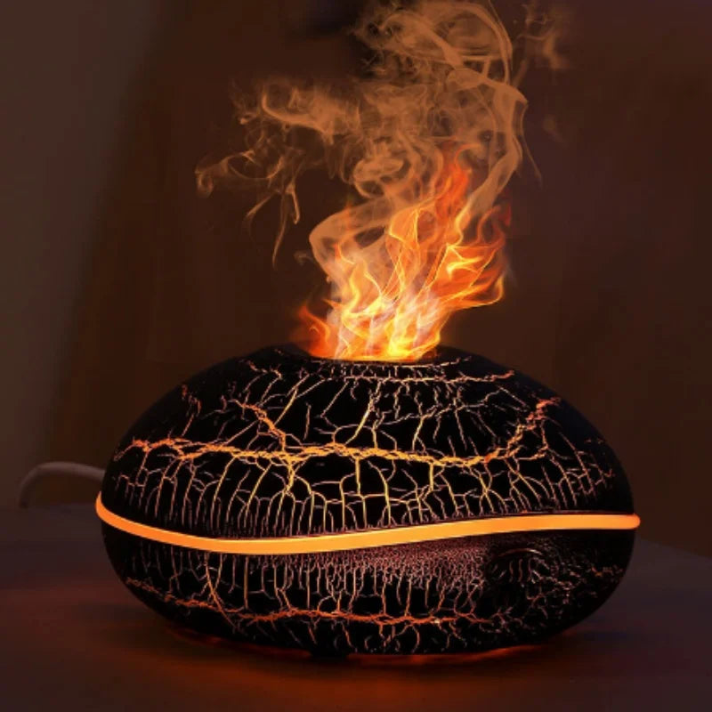 FlameWood™ Aroma Diffuser Night Lamp