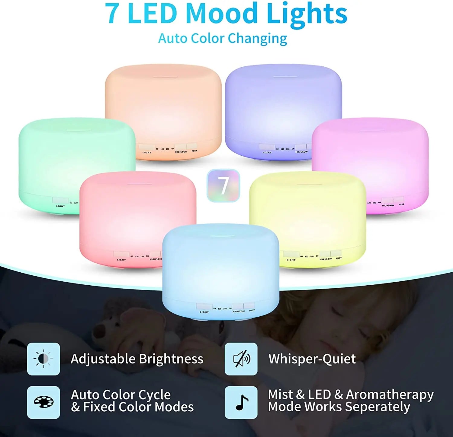 SoundMist™ 4-in-1 Bluetooth Aroma Humidifier