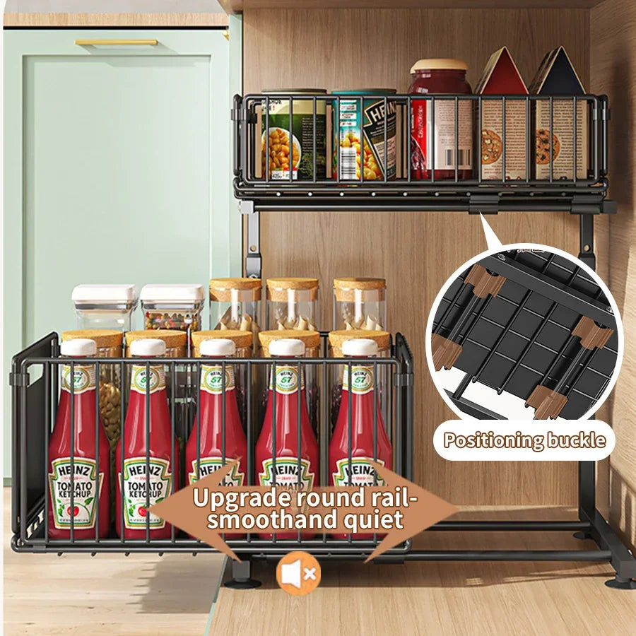 FlexiShelf™ Expandable Cabinet Organiser