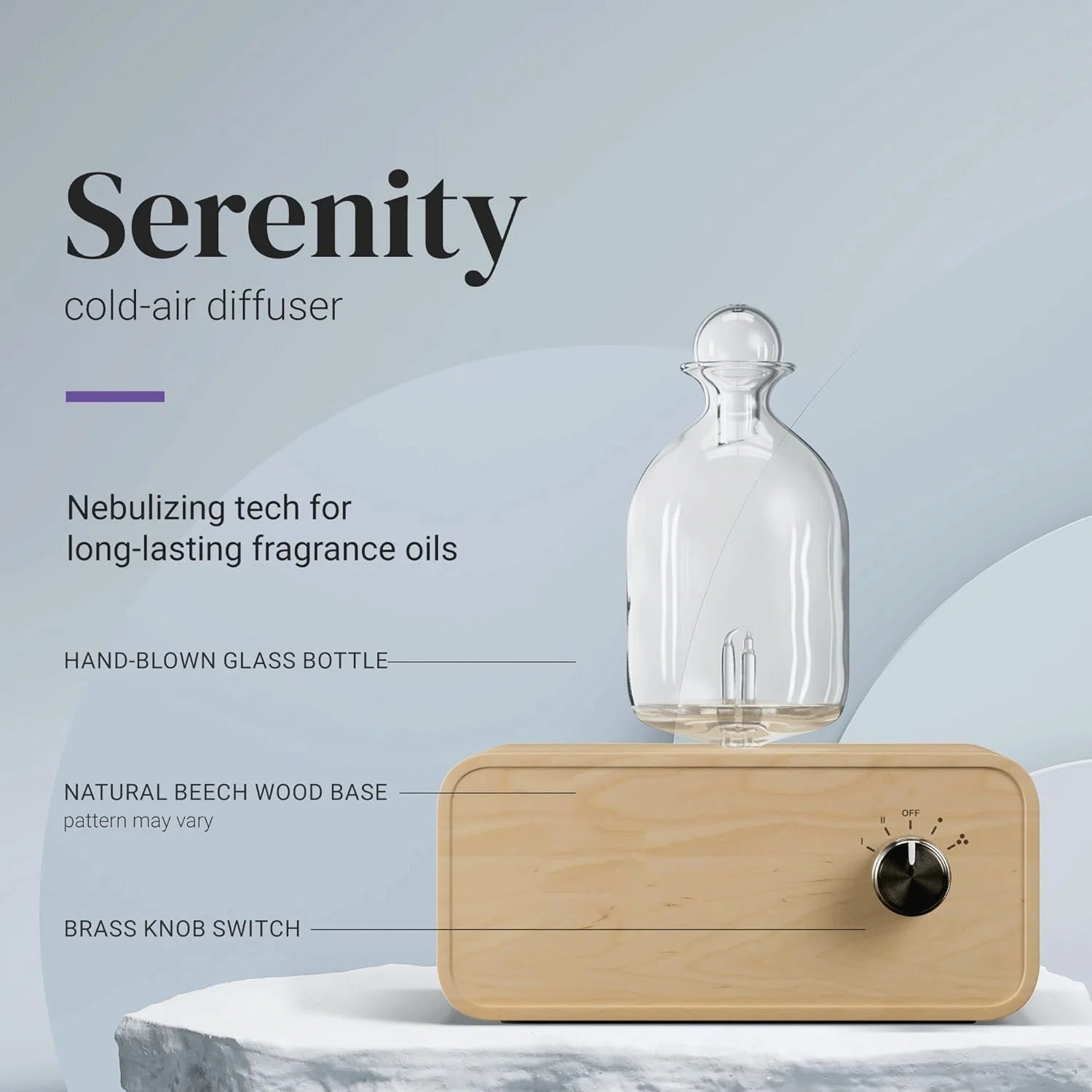 SerenityDrop™ Glass Aroma Diffuser