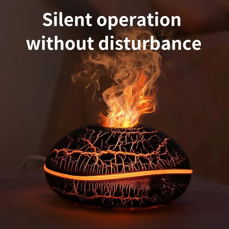 FlameWood™ Aroma Diffuser Night Lamp