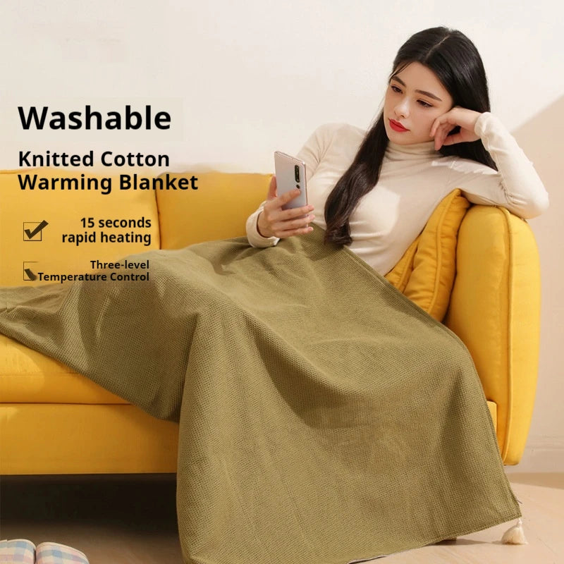 Cozy Heated Blanket Poncho