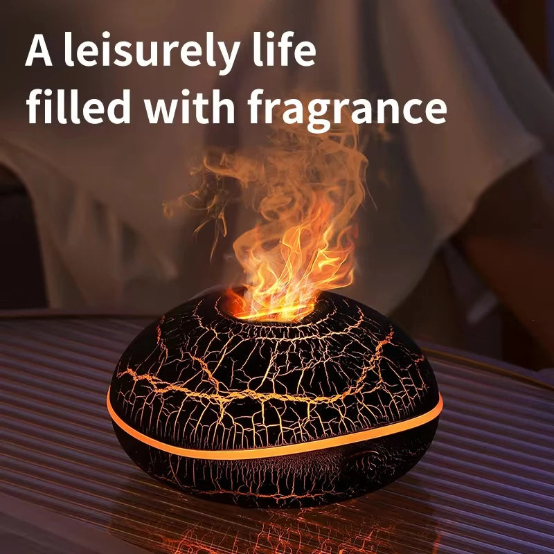 FlameWood™ Aroma Diffuser Night Lamp
