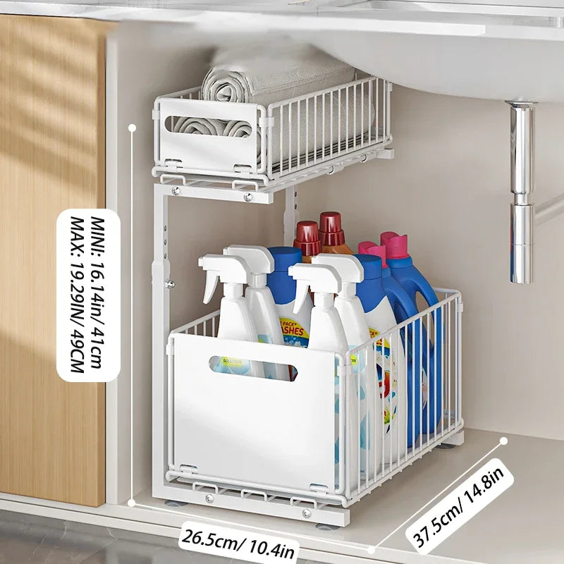 FlexiShelf™ Expandable Cabinet Organiser