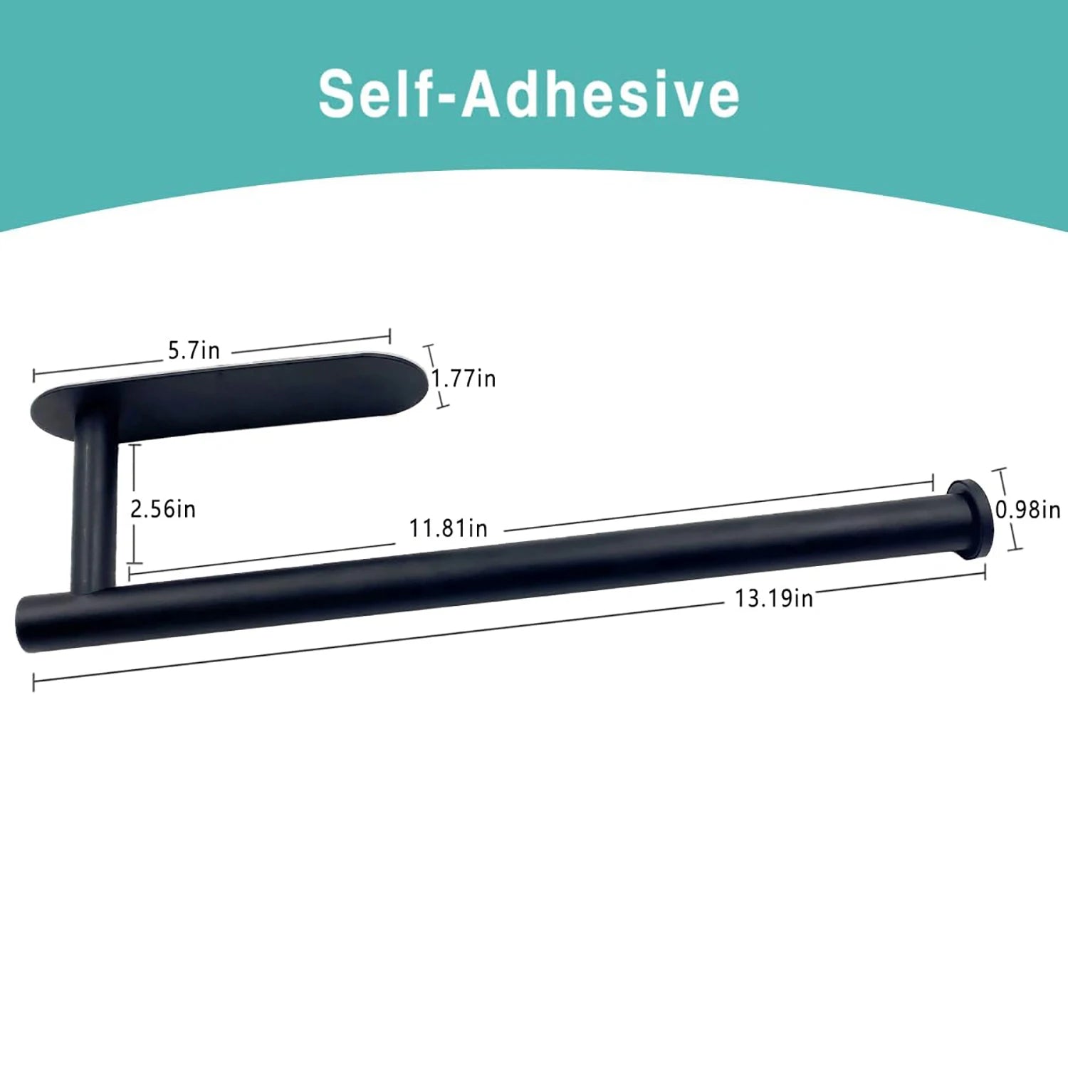 UnderRoll™ No-Drill Kitchen Paper Holder