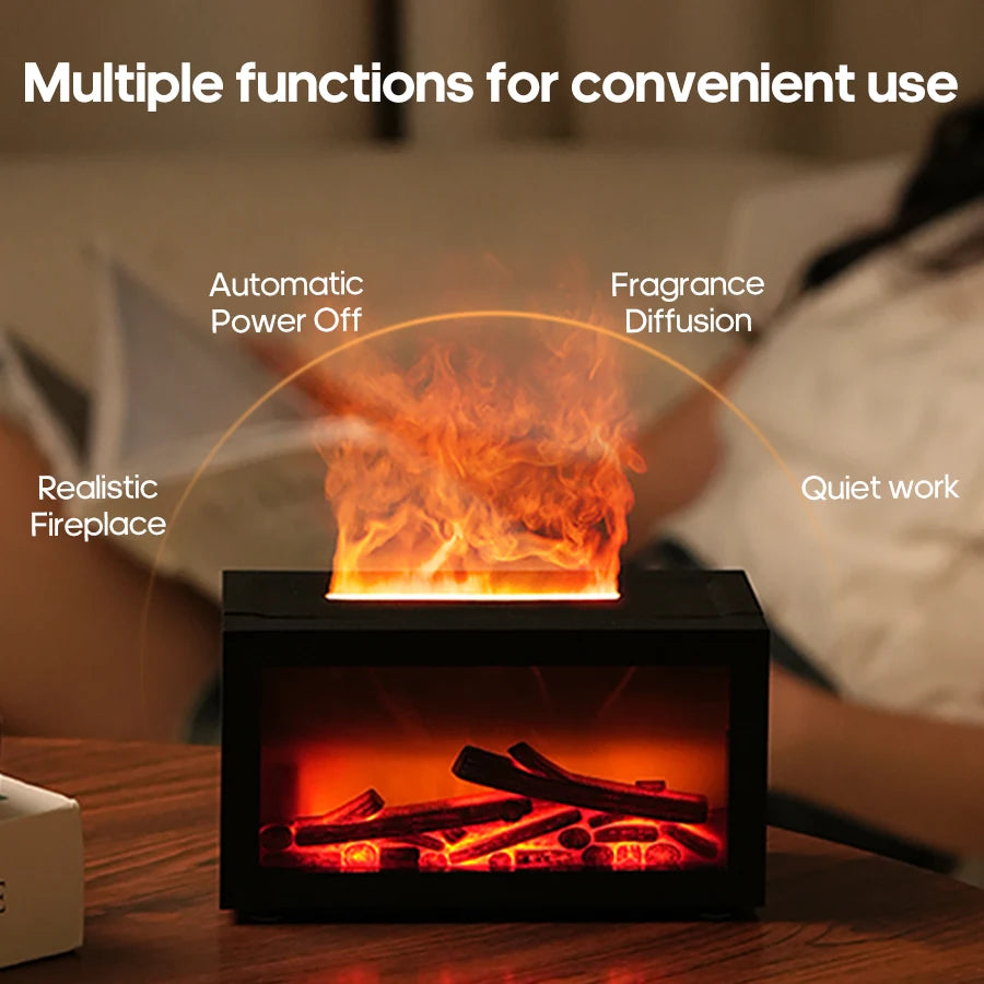 FlameAura™ Mini Fireplace Diffuser