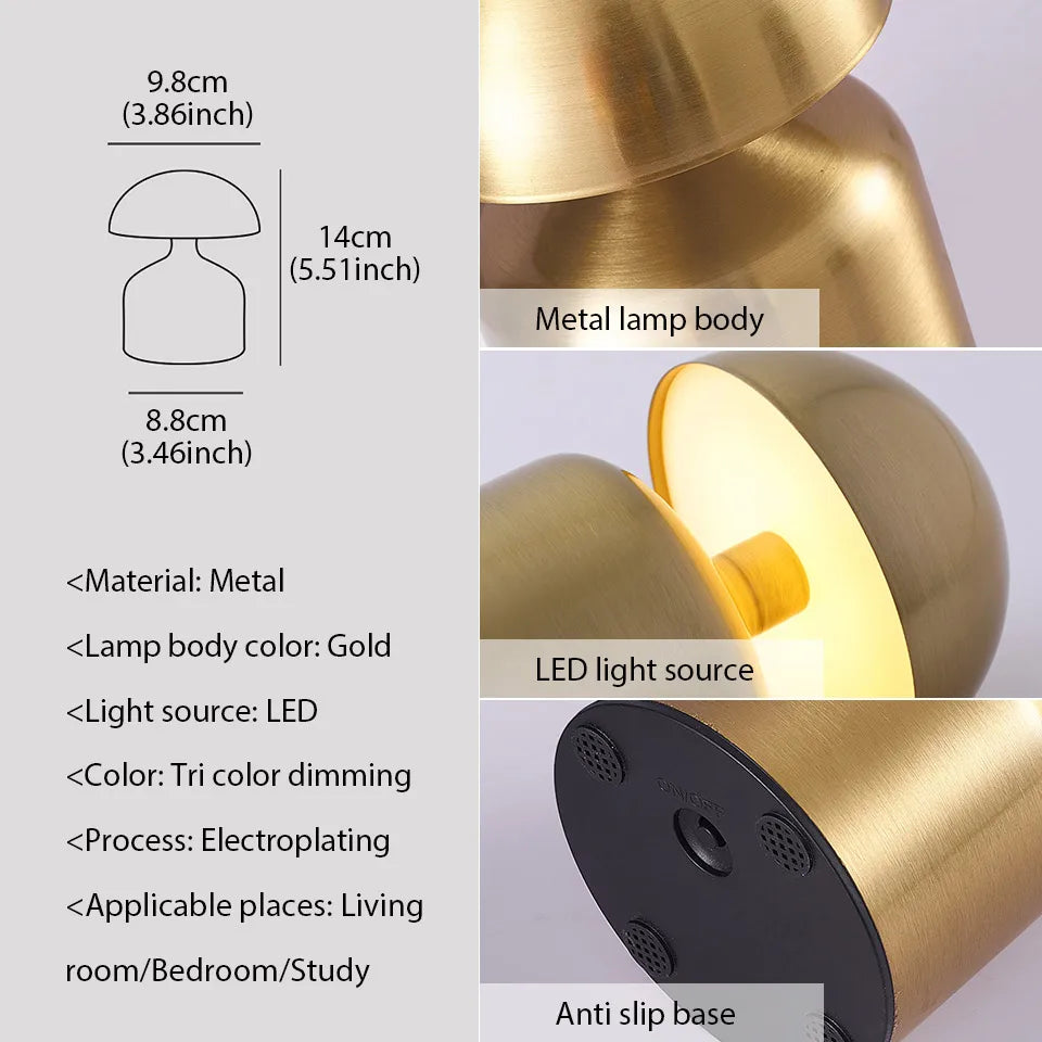 GlowNest™ Touch Desk Lamp