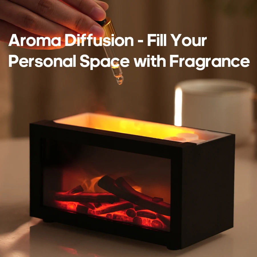 FlameAura™ Mini Fireplace Diffuser