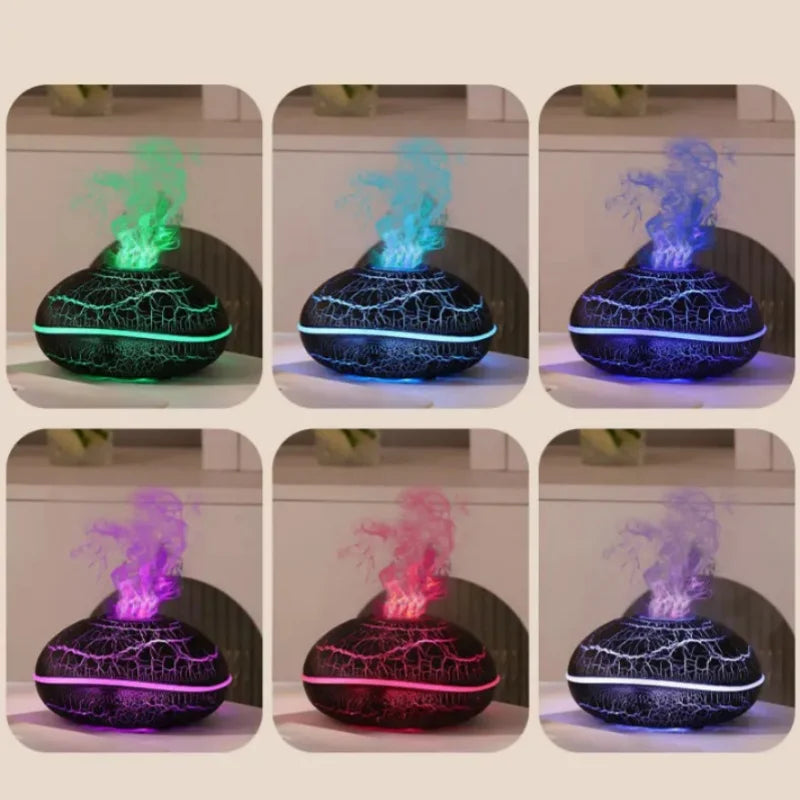FlameWood™ Aroma Diffuser Night Lamp