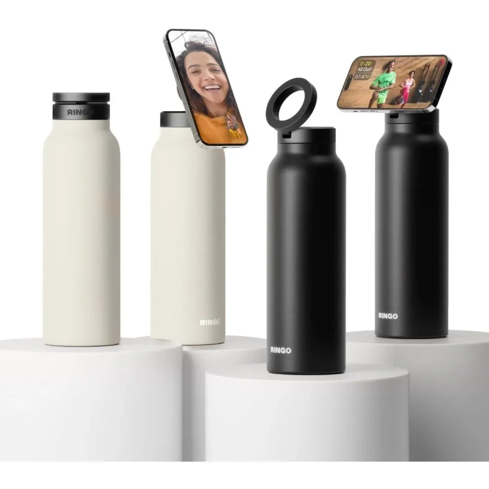 MagSnap™ Smart Bottle with Phone Holder