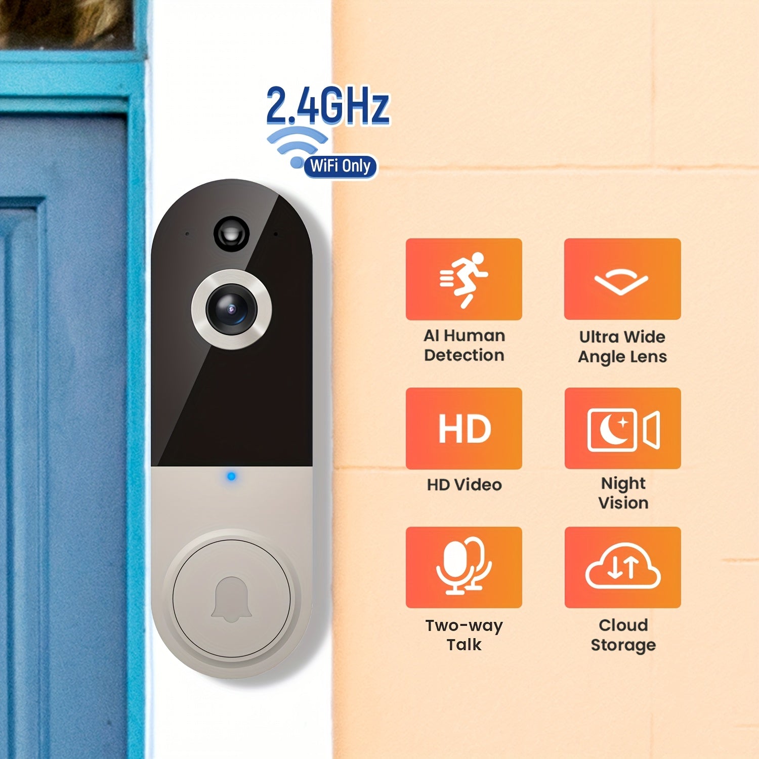 SecureView Pro™ Smart Video Doorbell